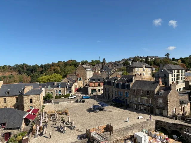 The old square in Dinan, Brittany